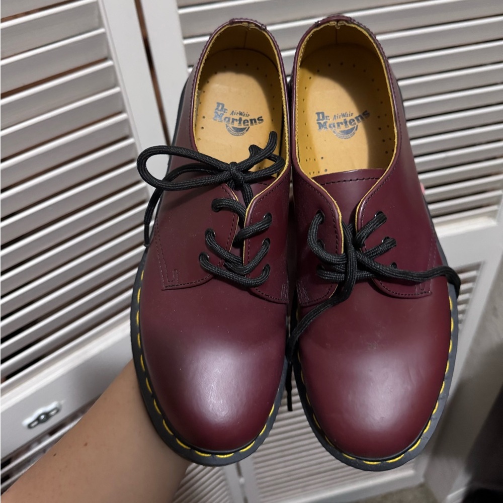 Dr. Martens Oxblood Lace-Up Shoes